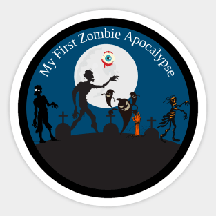 My First Zombie Apocalypse Sticker